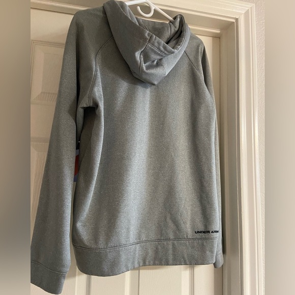 Under Armour Men’s Gray zip up jacket with hood. Size Large. - Picture 6 of 6